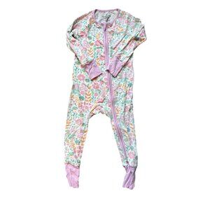 Caden Lane Bamboo Convertible Zip Romper Pjs